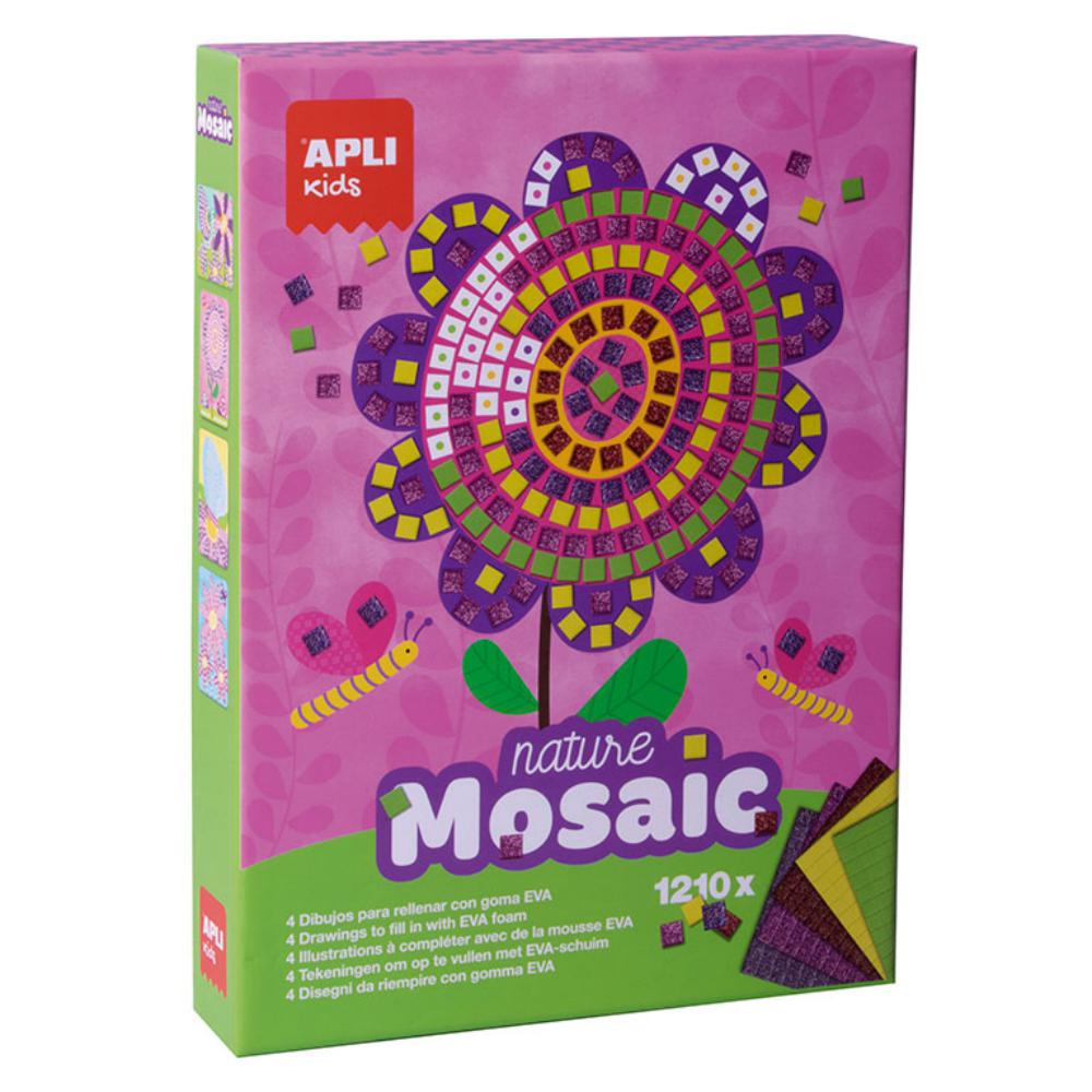 JUEGO APLI MOSAICO GOMA EVA PRIMAVERA  INFANTIL