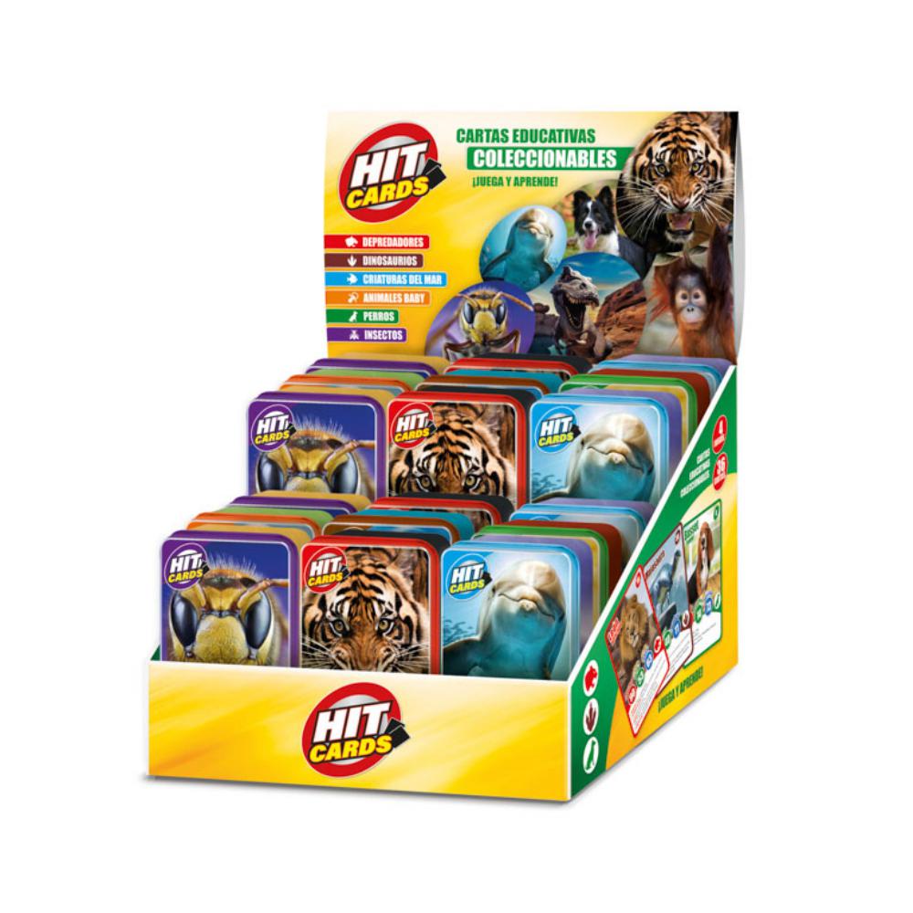 JUEGO CARTAS HIT CARDS EXPOSITOR 18 UNIDADES