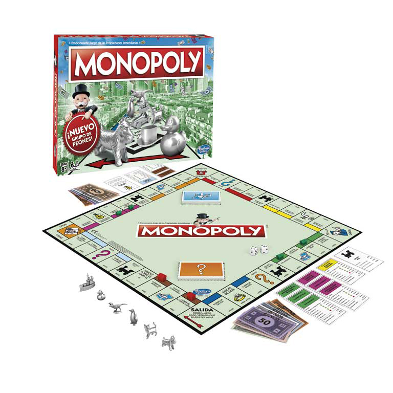 JUEGO HASBRO MONOPOLY MADRID JUEGO DE MESA CLÁSICO HASBRO – COMPRA, VENTA Y NEGOCIOS EN LAS CALLES DE MADRID