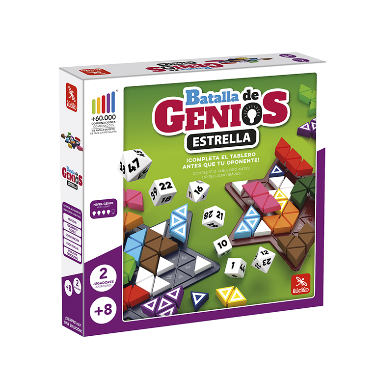 JUEGO DE MESA LUDILO BATALLA DE GENIOS STARS