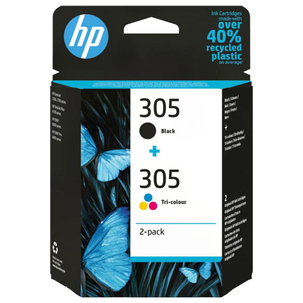 HP DESKJET 1210,1212 PACK 2 CARTUCHO COLOR Y NEGRO Nº305