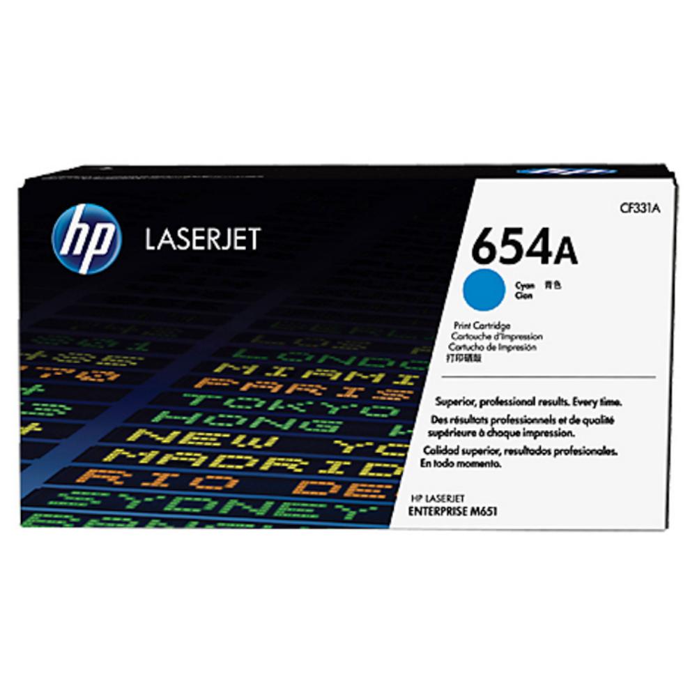 HP LASERJET 654A TONER CIAN