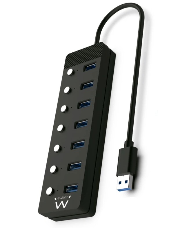 HUB EWENT EW1147 USB 3.0 A 7 PUERTOS