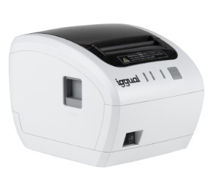 IMPRESORA TÉRMICA IGGUAL  TP EASY 80W USB + RJ11 BLANCA