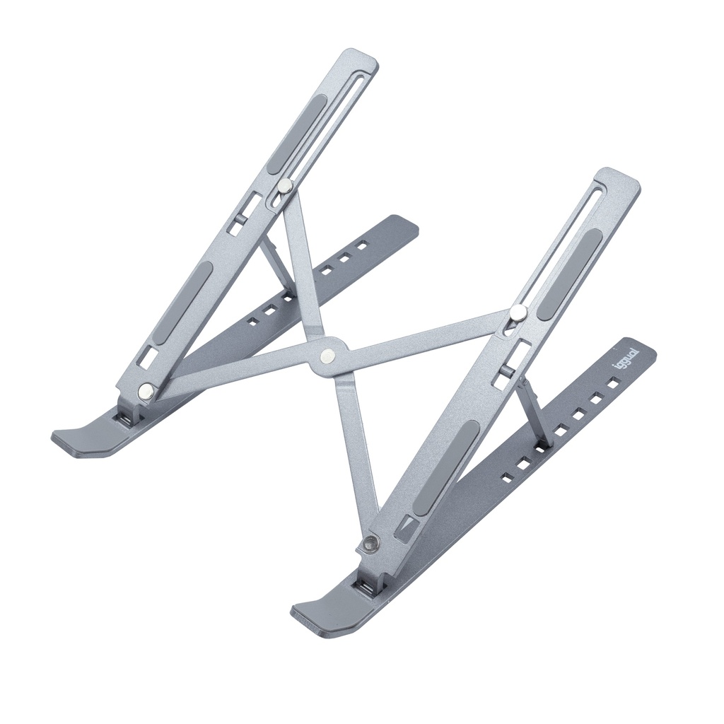 SOPORTE ELEVADOR PLEGABLE PORTÁTIL 17" GRIS - IGGUAL 