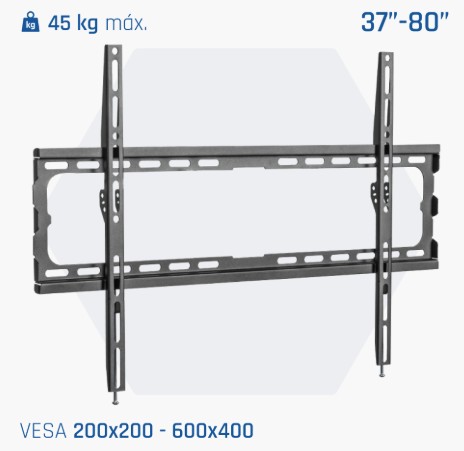SOPORTE TV PARED 37"-80" FIJO IGGUAL