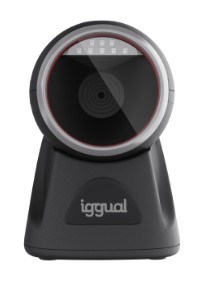 LECTOR CÓDIGO BARRAS SOBREMESA 2D USB IGGUAL 