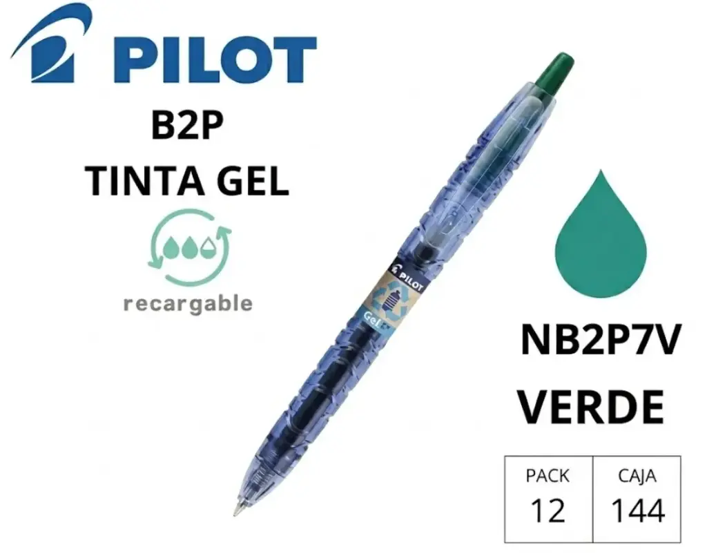 BOLÍGRAFO PILOT B2P VERDE