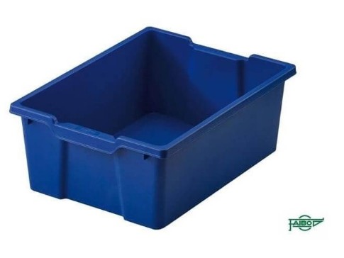 CAJA ALMACENAMIENTO GRANDE AZUL SIN TAPA