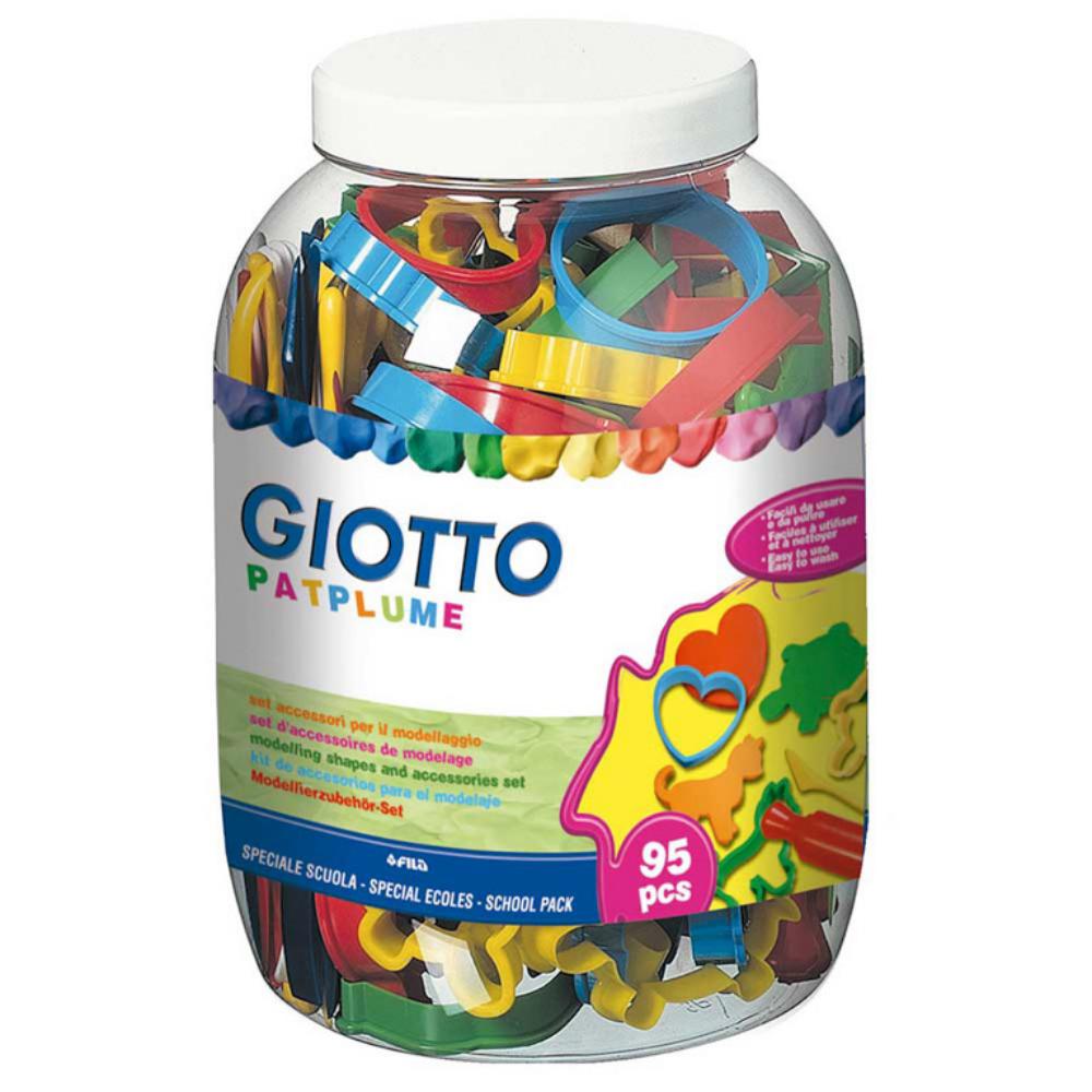 MOLDES SURTIDOS PARA PLASTILINA  GIOTTO PATPLUME (REF. 688800)