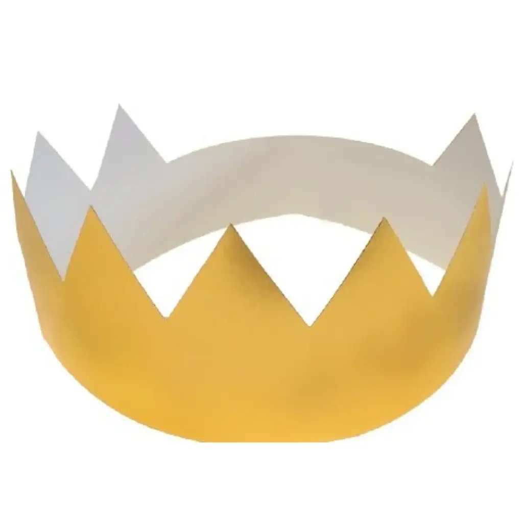 CORONA DORADA DE REY 10 UDS