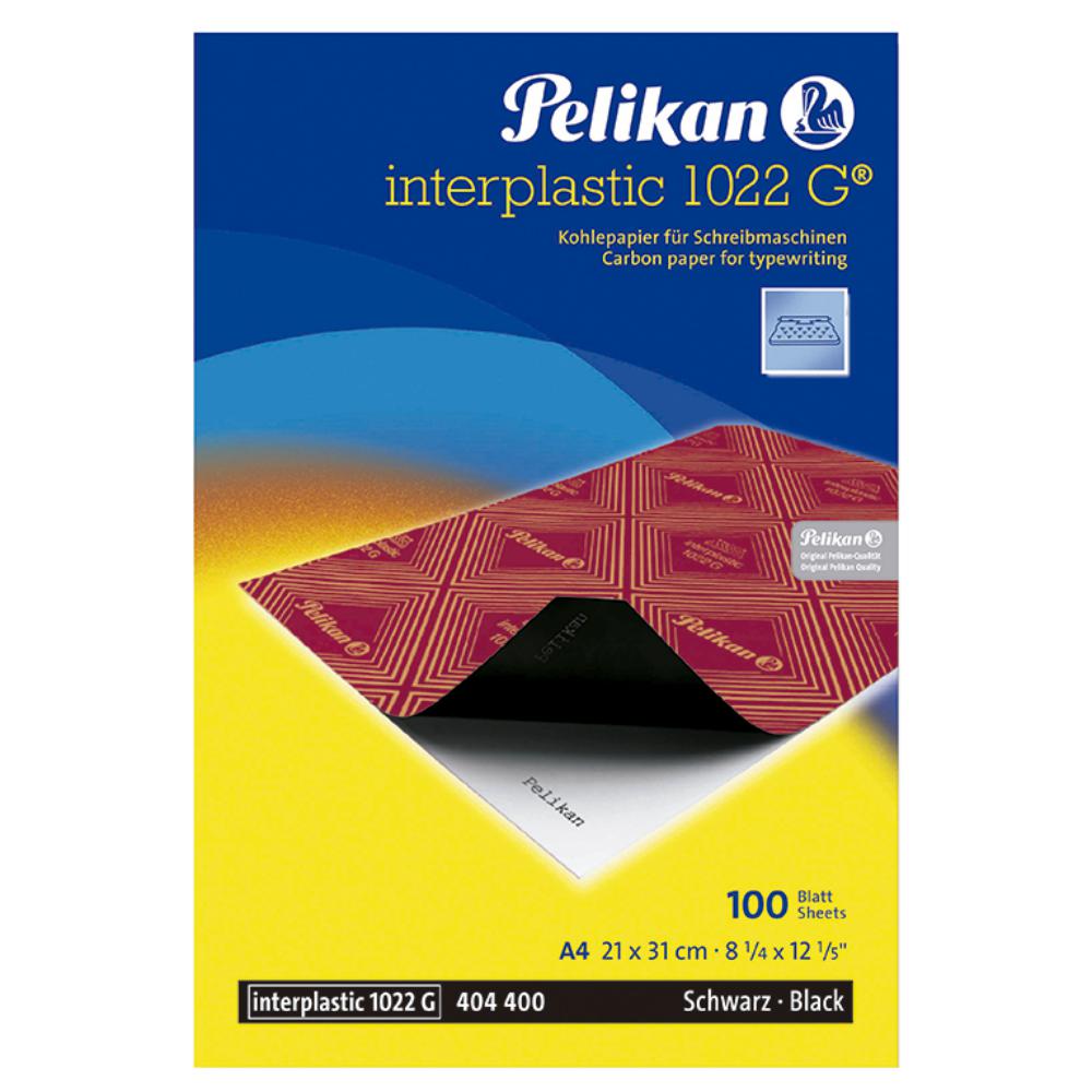 PAPEL CARBÓN PELIKAN NEGRO DIN A4 CAJA DE 100 HOJAS