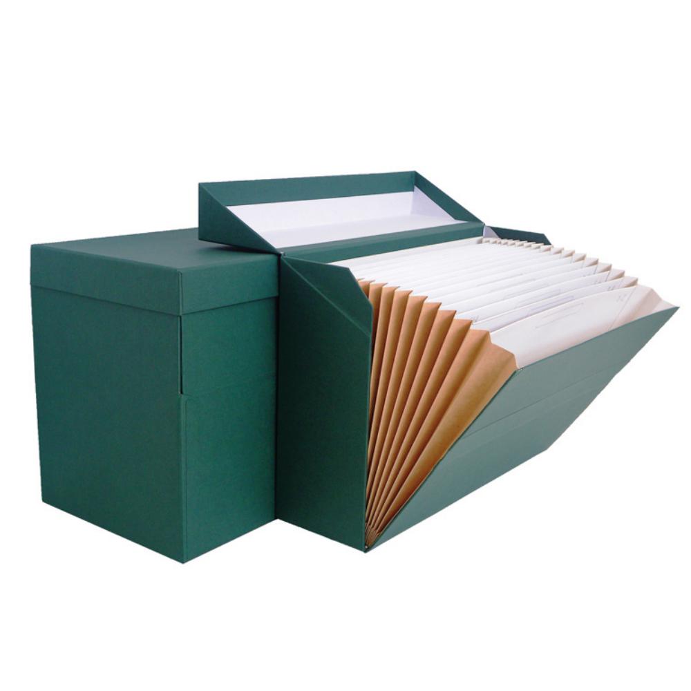 CAJA DE TRANSFERENCIA KARMAN FOLIO CON FUELLE VERDE