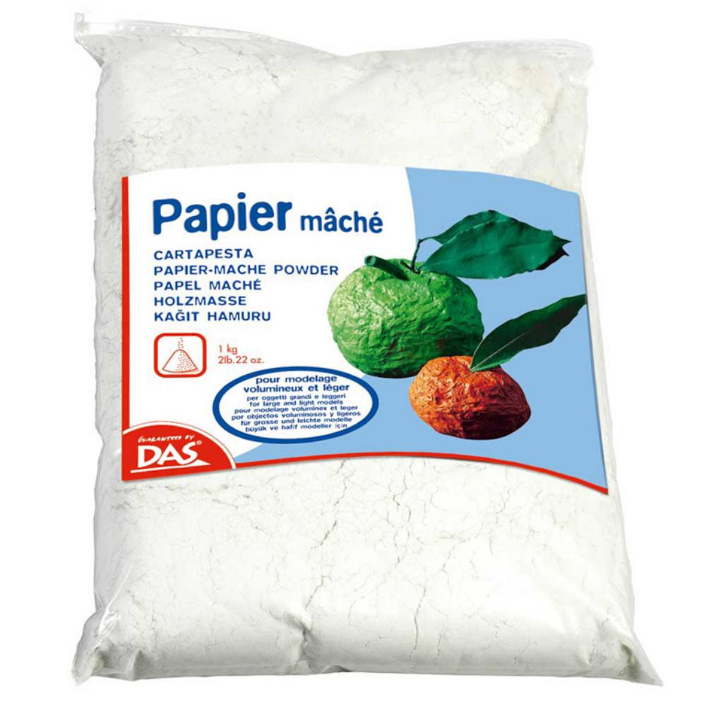 PASTA DAS PAPEL MACHE  PARA MODELAR 1000G
