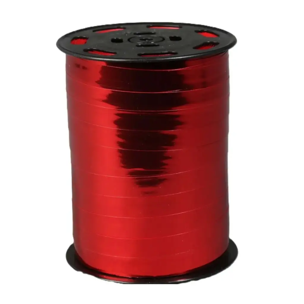 CINTA REGALO METALIZADA ROJO 5X50M