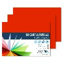 CARTULINAS A3 ROJO TOMATE RAYLU 180G 50 HOJAS