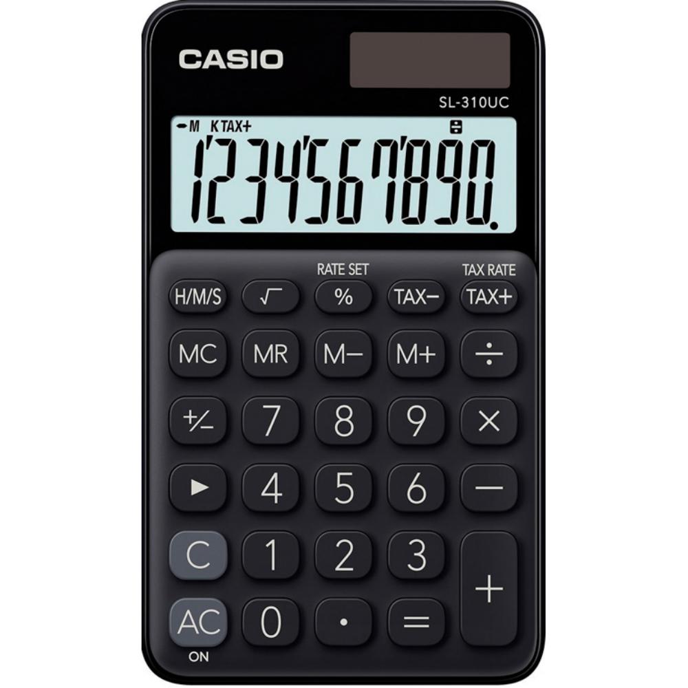 CALCULADORA CASIO SL-310UC NEGRA 