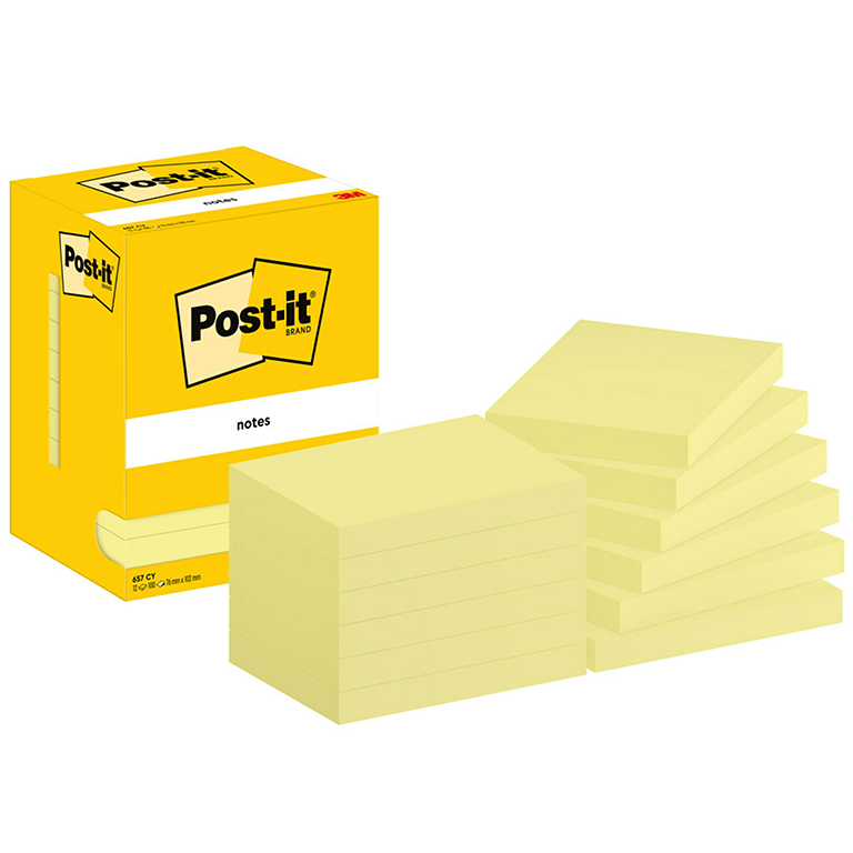 NOTA ADH.POST-IT 76X101 AMARILLO
