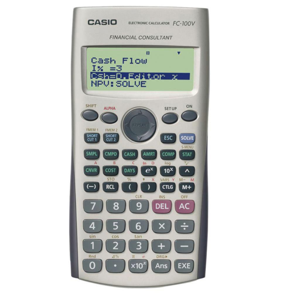 CALCULADORA FINANCIERA CASIO FC-100V 