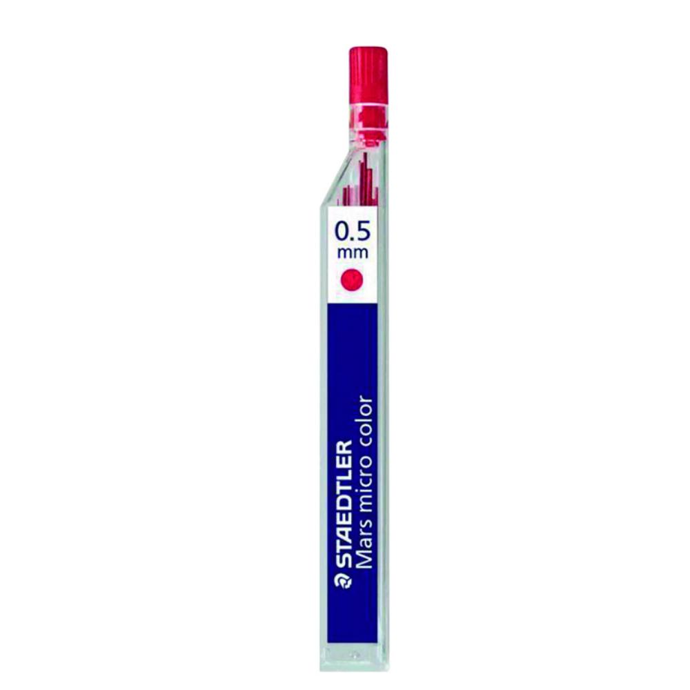 MINAS MARS MICRO COLOR ROJO 0,5MM TUBO 12 UDS STAEDTLER