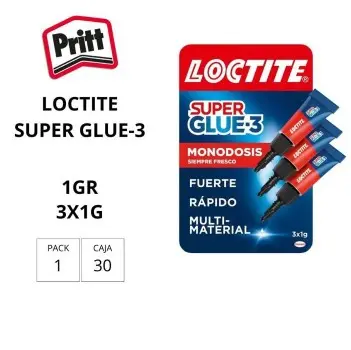 PEGAMENTO LOCTITE SUPER GLUE-3 3X1G 
