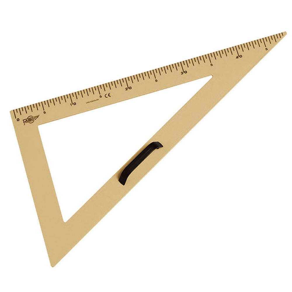 CARTABÓN MADERA PARA PIZARRA FAIBO 50CM GRADUADO 