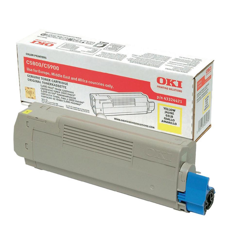 TONER OKI 43324421 AMARILLO
