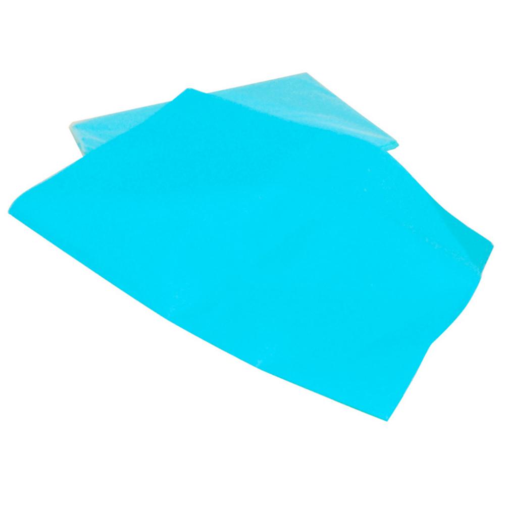 PAPEL SEDA RESMA 520H 50×75 CM 18G AZUL CELESTE MANO 25 HOJAS