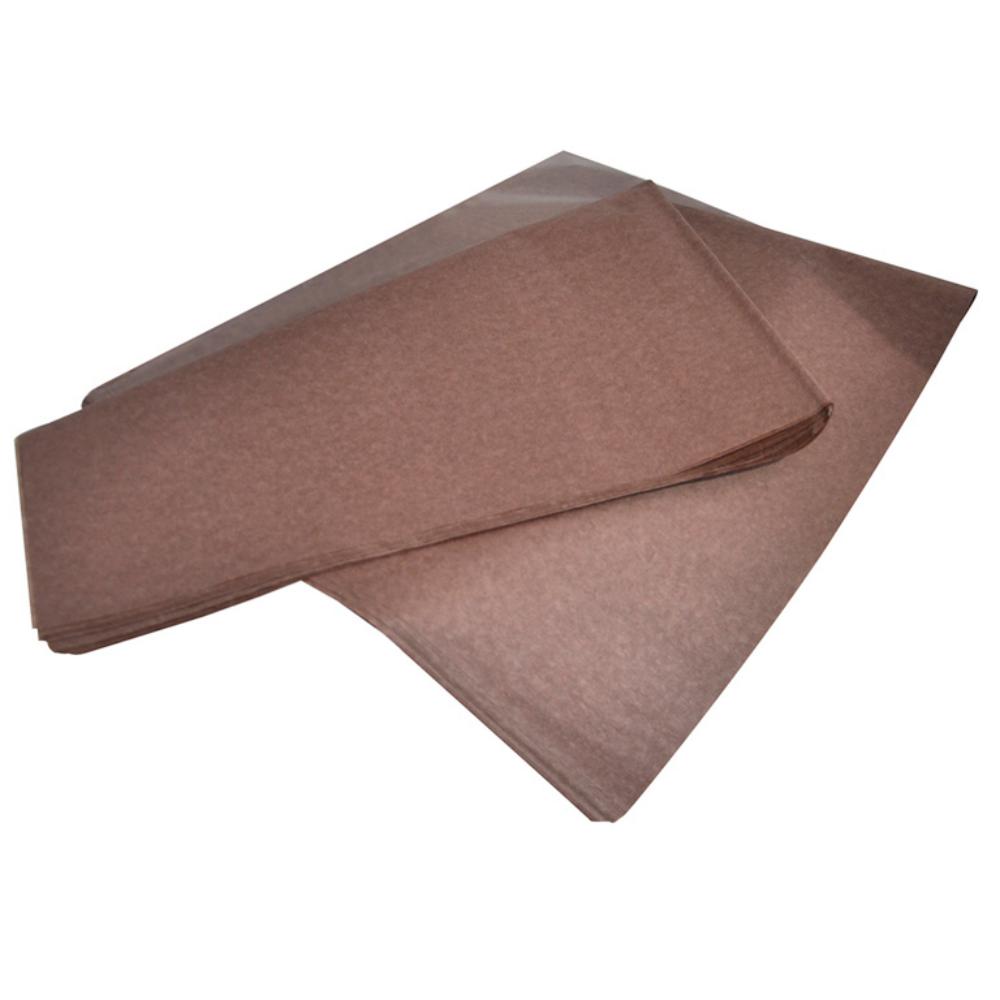 PAPEL SEDA RESMA 520H 50×75CM 18 G MARRON MANO 25 HOJAS