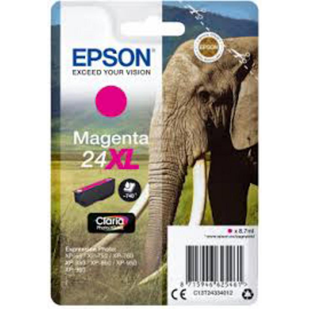 EPSON CLARIA PHOTO HD INK CARTUCHO MAGENTA 24XL