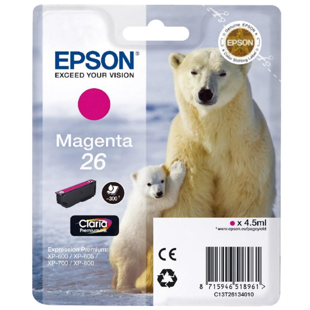 EPSON CLARIA PREMIUM CARTUCHO MAGENTA 26