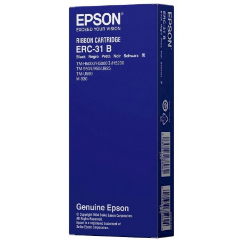 EPSON M-930, TM-930/930II/950, U-590/950/925, H-5000 ERC-31B (S015231) CINTA NYLON NEGRO