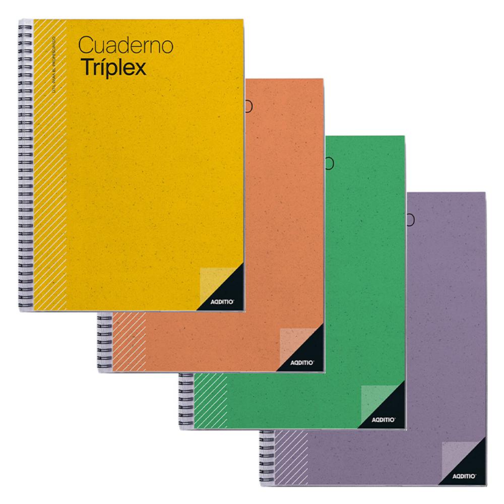 CUADERNO TRÍPLEX ADDITIO FOLIO CASTELLANO P192