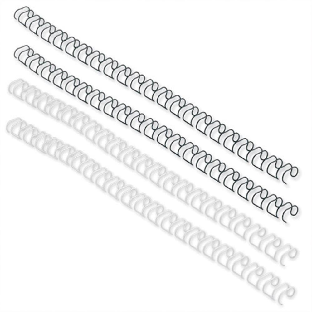CANUTILLO METÁLICO WIRE-O 10MM CAJA 100 UDS  NEGRO