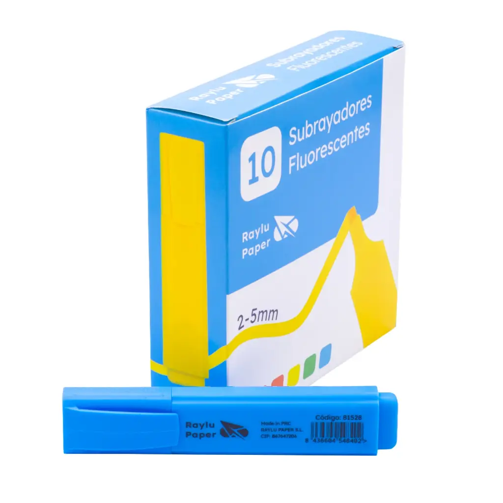 MARCADOR FLUORESCENTE RAYLU RAYLIGHT AZUL