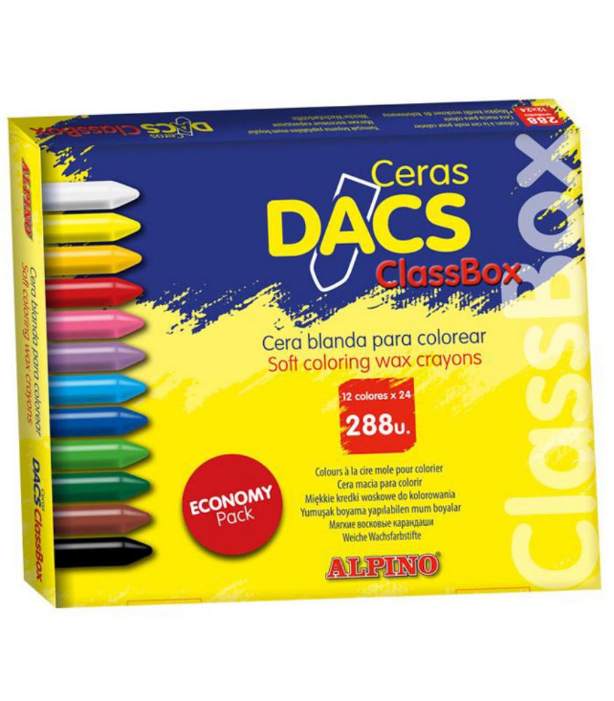 CERAS DACS ECONOMY PACK 288 UDS 12 COLORES × 24 UDS