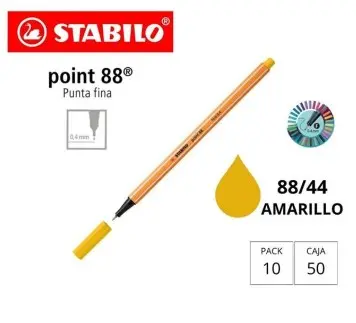 ROTULADOR STABILO POINT 88 AMARILLO