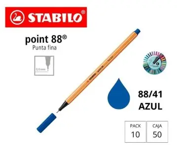 ROTULADOR STABILO POINT 88 AZUL