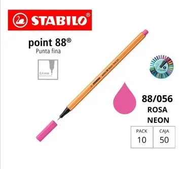 ROTULADOR STABILO POINT 88 ROSA NEON 