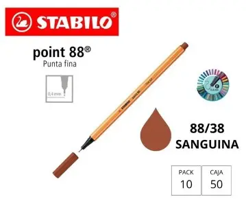 ROTULADOR STABILO POINT 88 SANGUINA