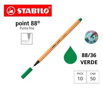 ROTULADOR STABILO POINT 88 VERDE