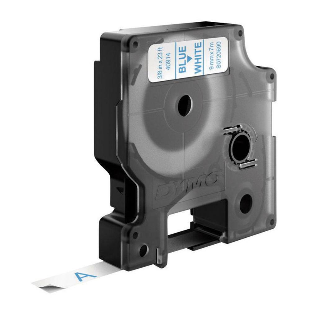 CINTA DYMO D1 9MM×7M AZUL/BLANCO