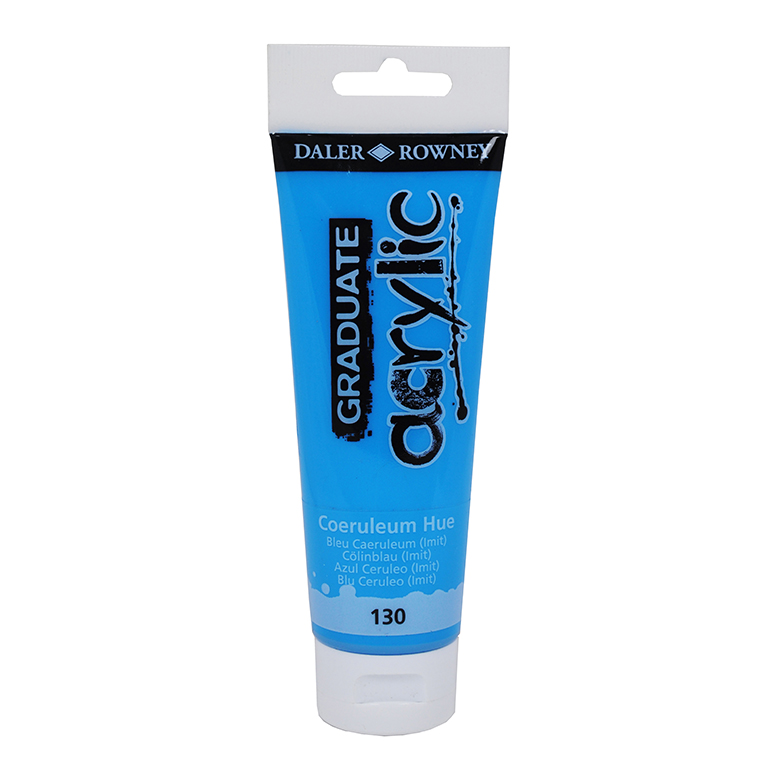 PINTURA ACRÍLICO AZUL CERULEO 120ML DALER-ROWNEY 