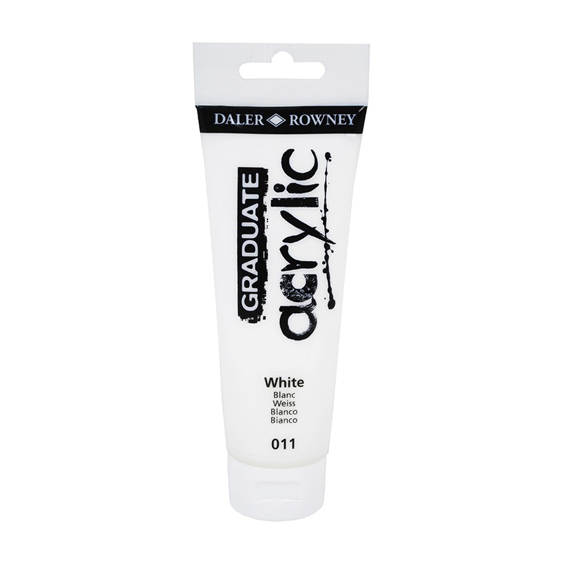 PINTURA ACRÍLICO BLANCO 120ML DALER-ROWNEY 