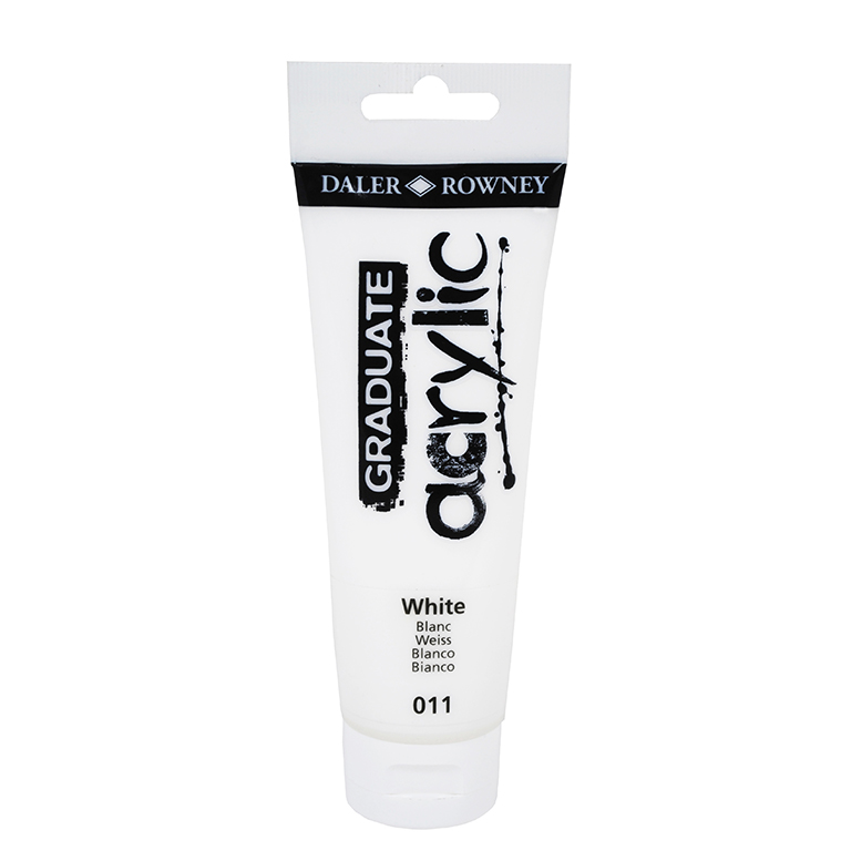 PINTURA ACRÍLICO GRADUATE DALER-ROWNEY 120 ML BLANCO (011)