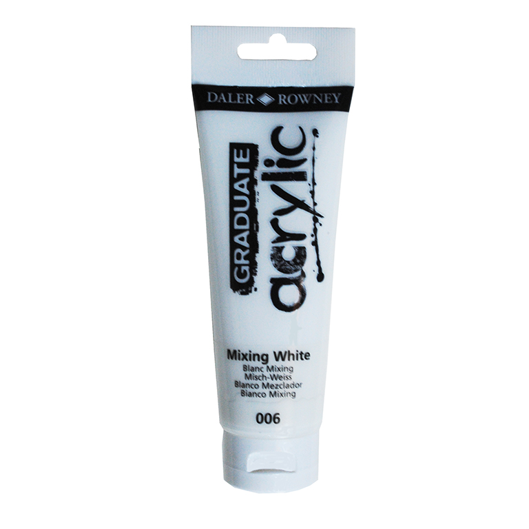 PINTURA ACRÍLICO BLANCO MEXCLADOR 120ML DALER-ROWNEY 