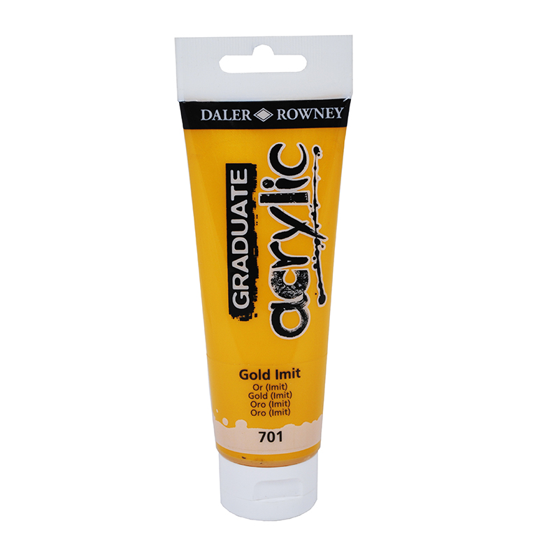 PINTURA ACRÍLICO GRADUATE DALER-ROWNEY 120 ML ORO (701)