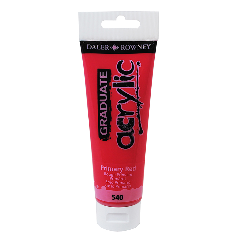 PINTURA ACRÍLICO ROJO PRIMARIO 120ML DALER-ROWNEY 