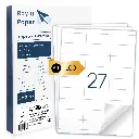 ETIQUETAS ADHESIVAS A4 RAYLU 70x32MM 24 POR HOJA 100 HOJAS