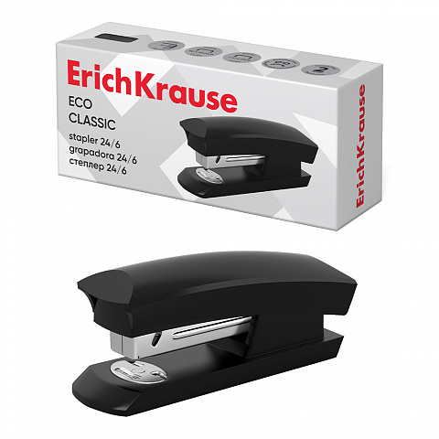 GRAPADORA ERICHKRAUSE ECO CLASSIC HASTA 30 HOJAS NEGRO